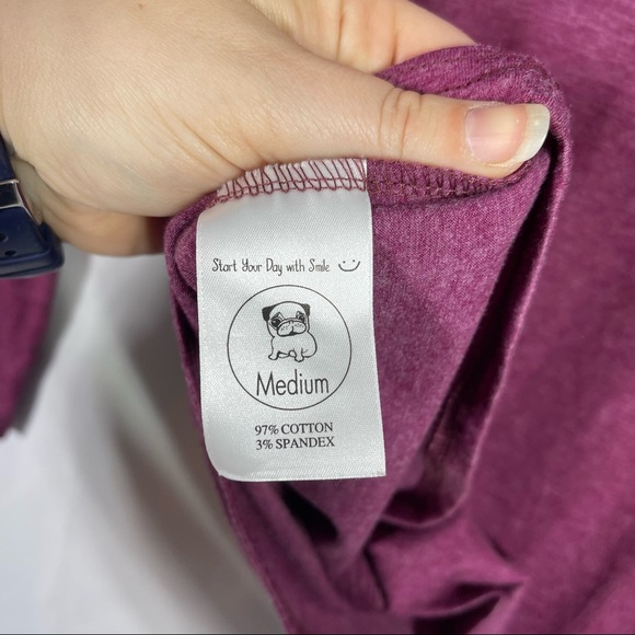 Yexipo, Good Vibes, Long Sleeve Shirt, Size Medium. In excellent condition! - Picture 5 of 6